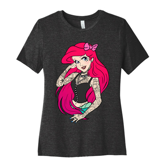 Punk Princess Mermaid Women's Cotton Tee