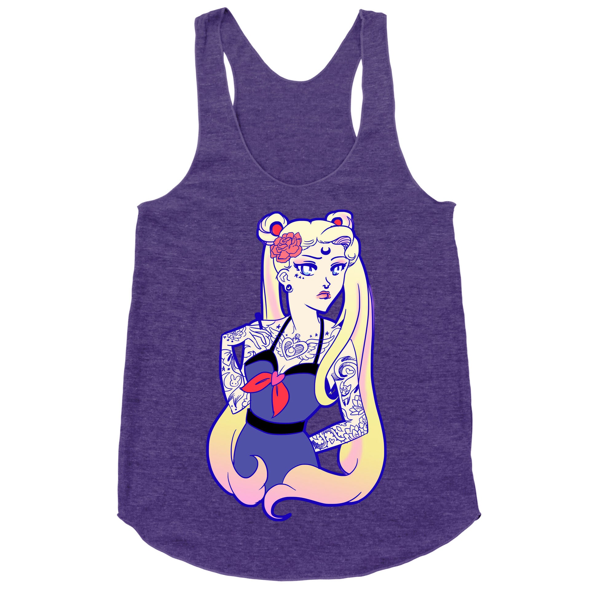 Punk Sailor Moon Racerback Tank