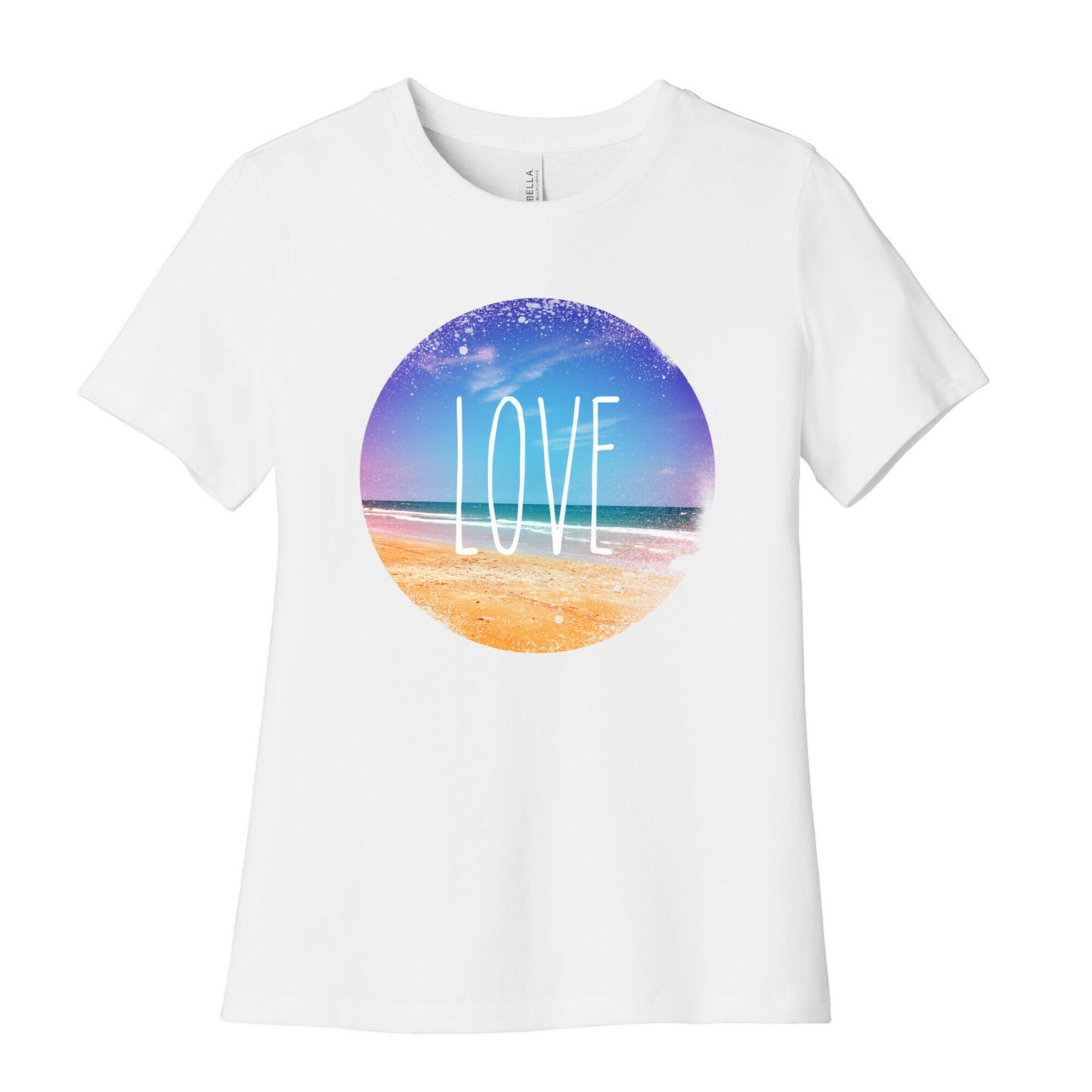 Love (The Beach) Women's Cotton Tee
