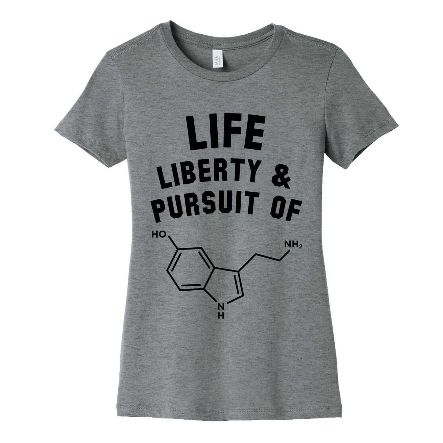 Life, Liberty, & Pursuit of Happiness Women's Cotton Tee