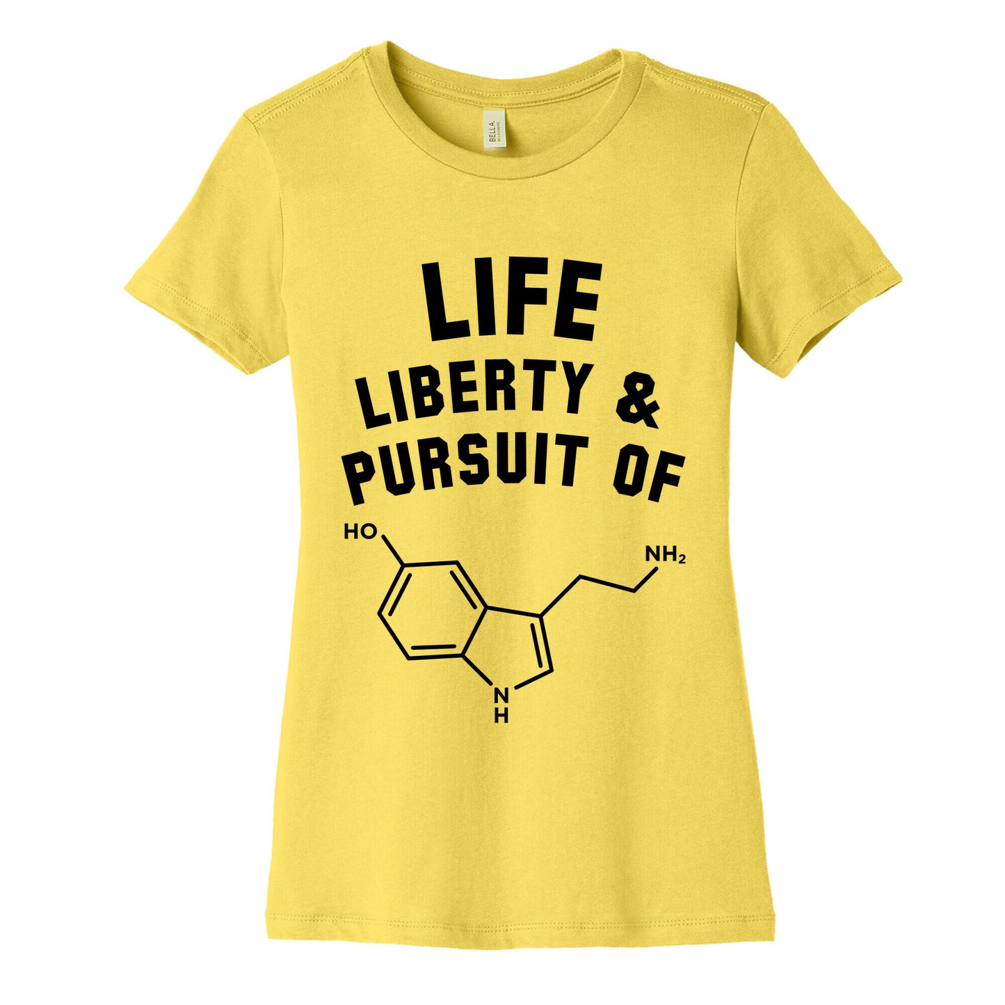 Life, Liberty, & Pursuit of Happiness Women's Cotton Tee