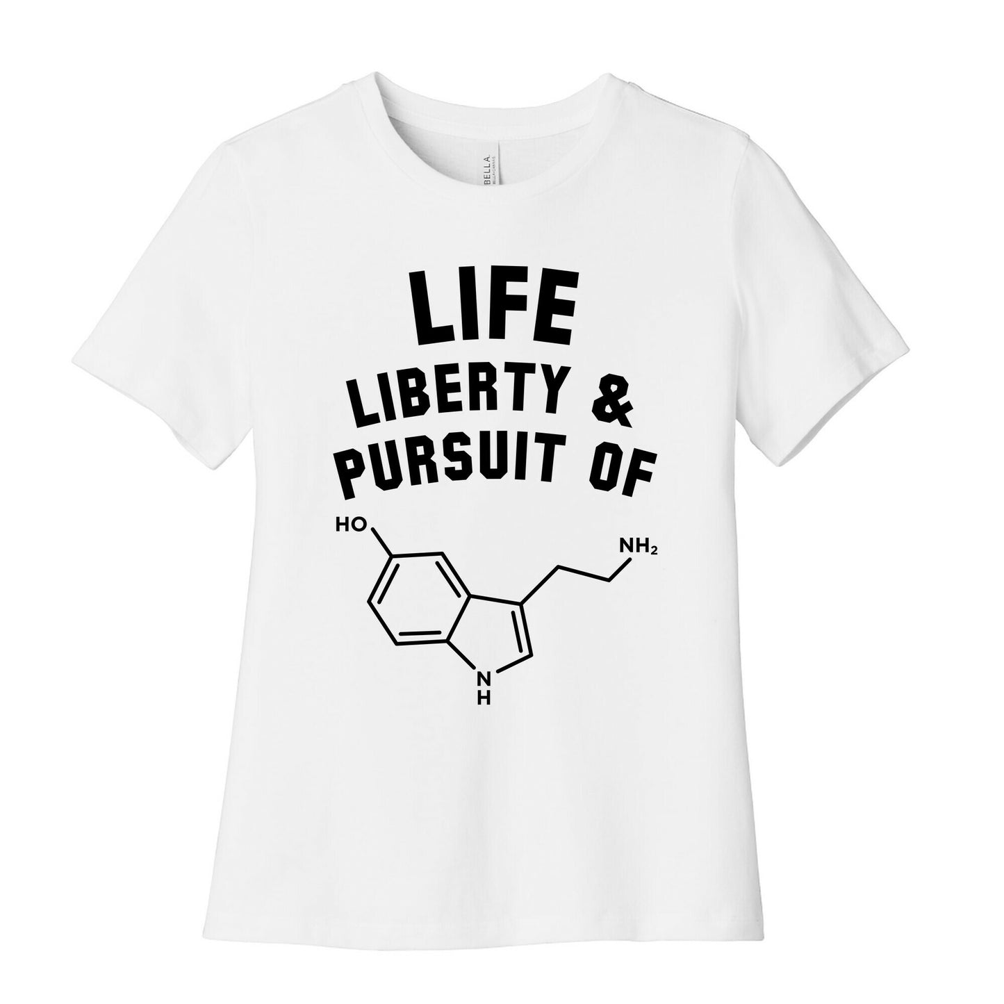 Life, Liberty, & Pursuit of Happiness Women's Cotton Tee