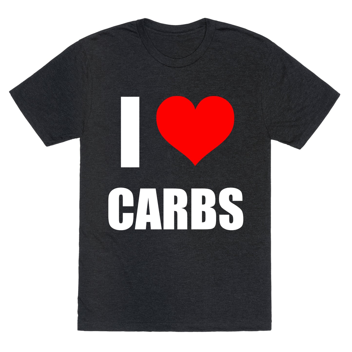I Heart Carbs Unisex Triblend Tee