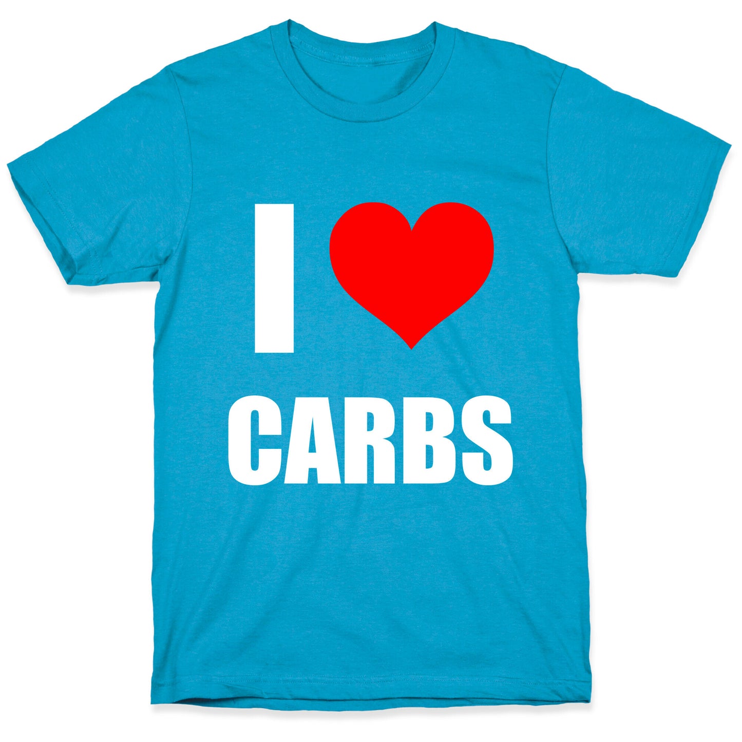 I Heart Carbs Unisex Triblend Tee