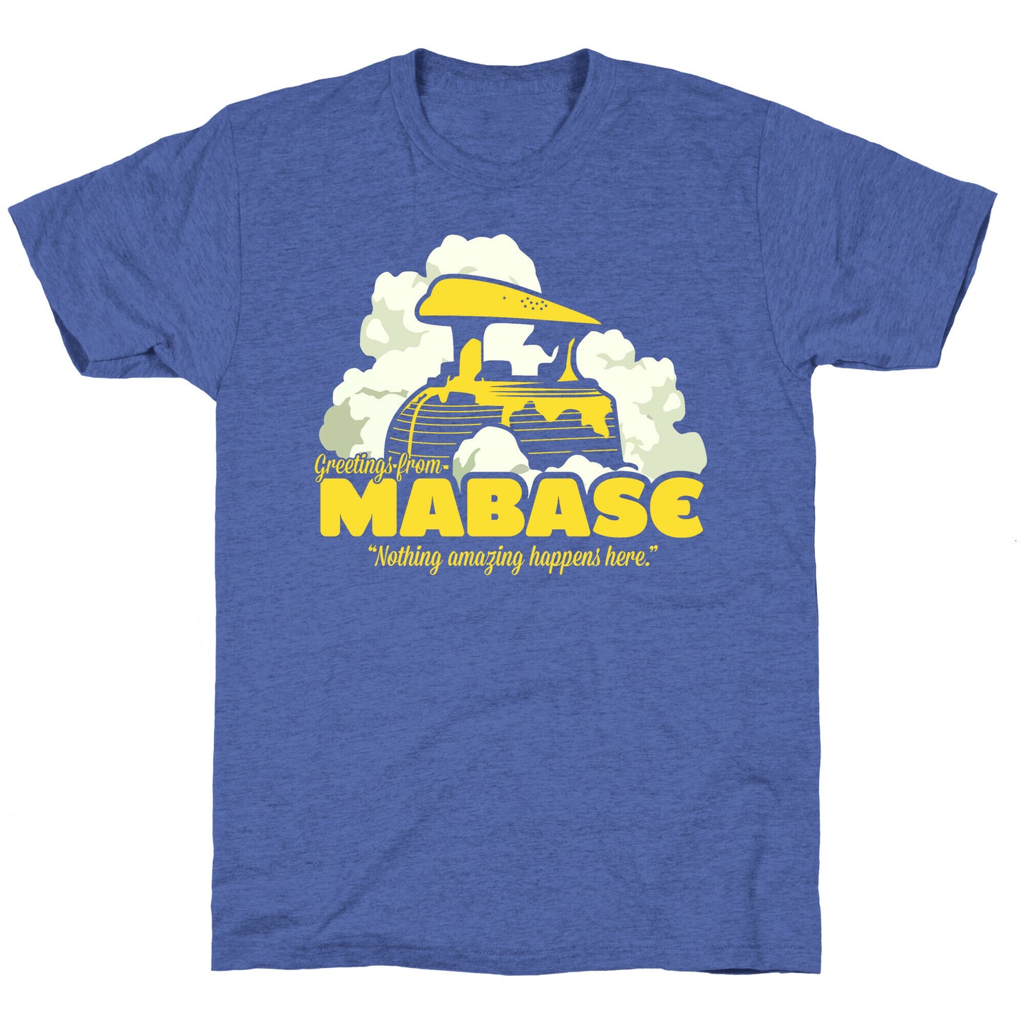Greetings From Mabase Unisex Triblend Tee