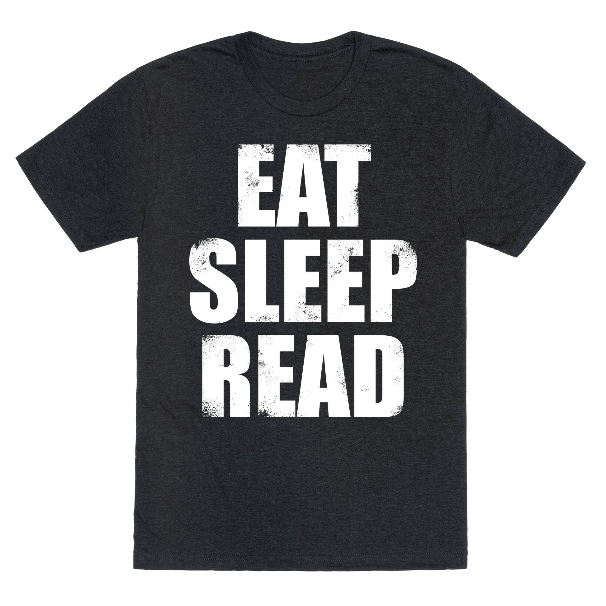 Eat Sleep Read (White Ink) Unisex Triblend Tee