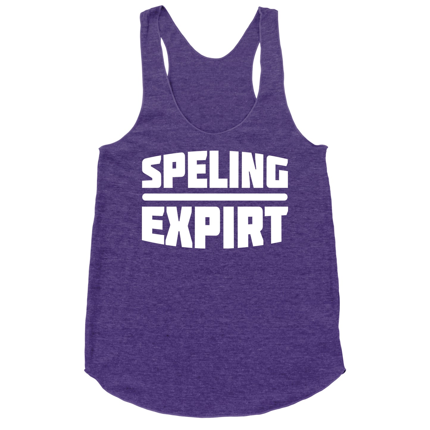 Spelling Expert Racerback Tank