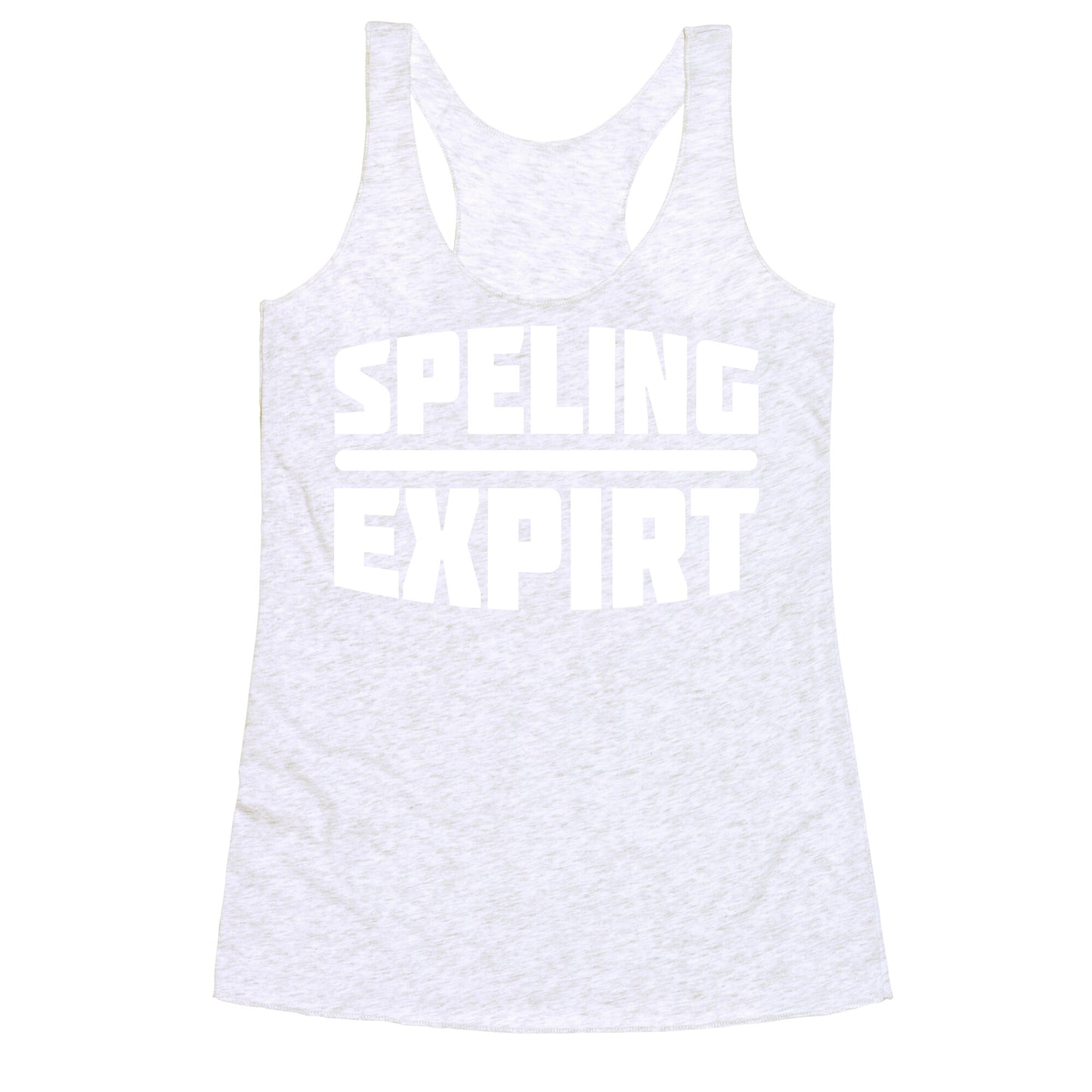 Spelling Expert Racerback Tank