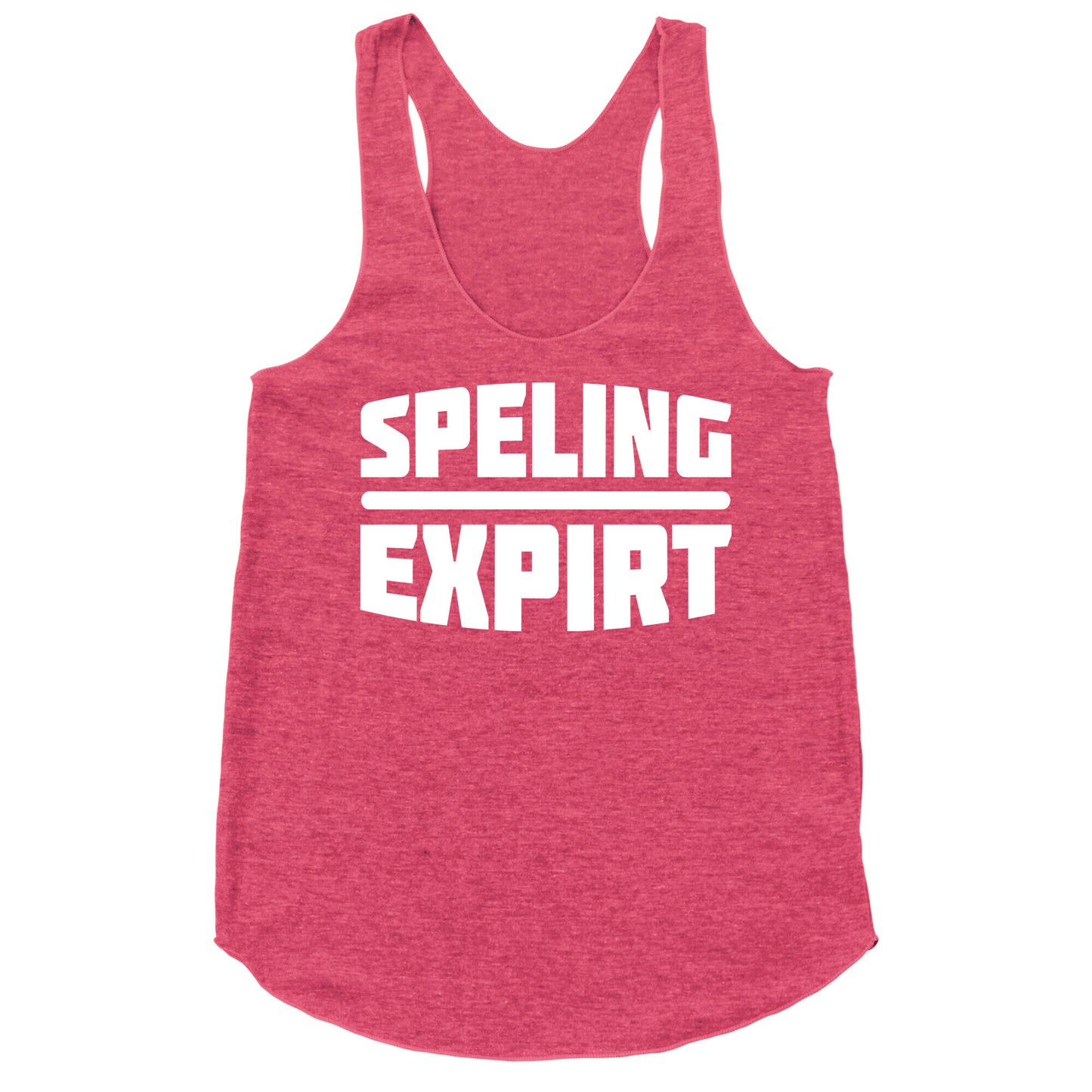 Spelling Expert Racerback Tank