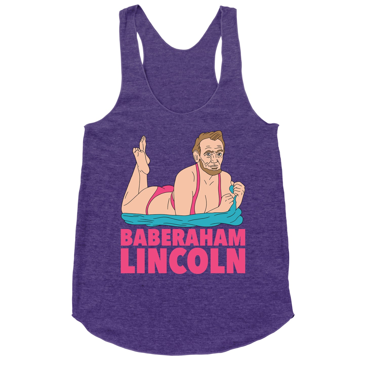 Baberaham Lincoln Racerback Tank