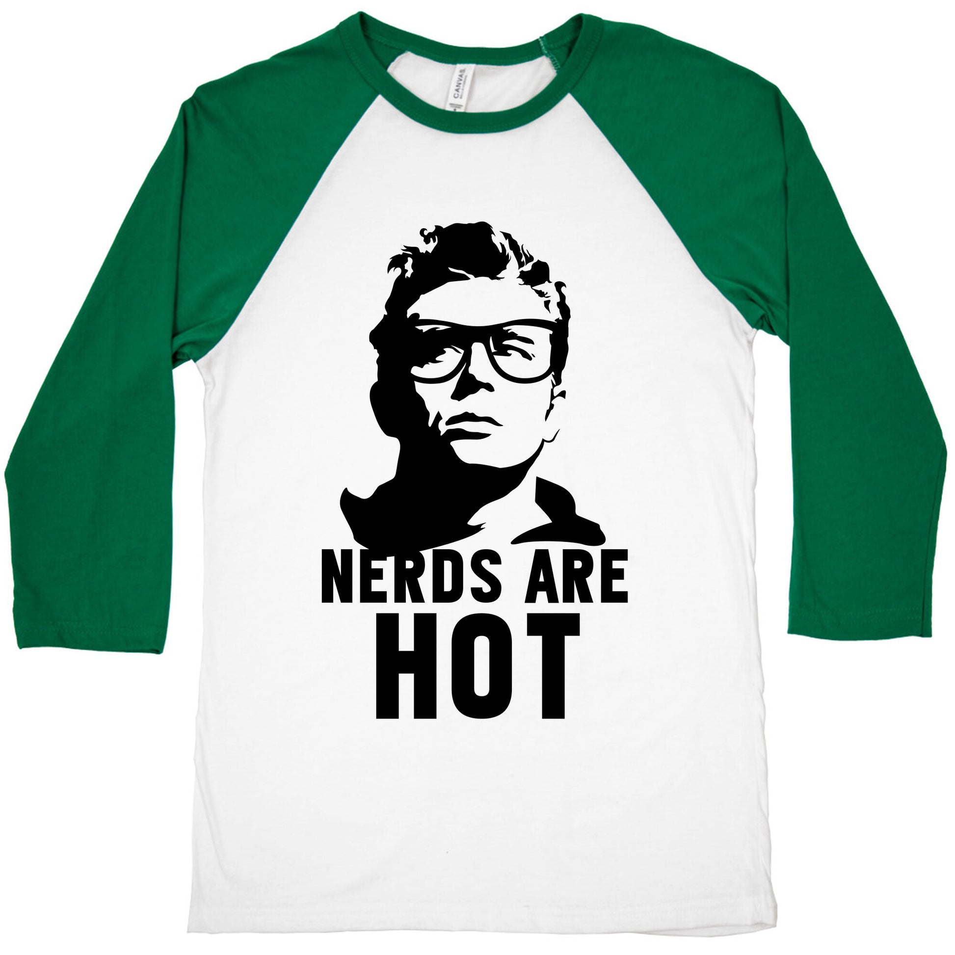 Nerds Are Hot Baseball Tee