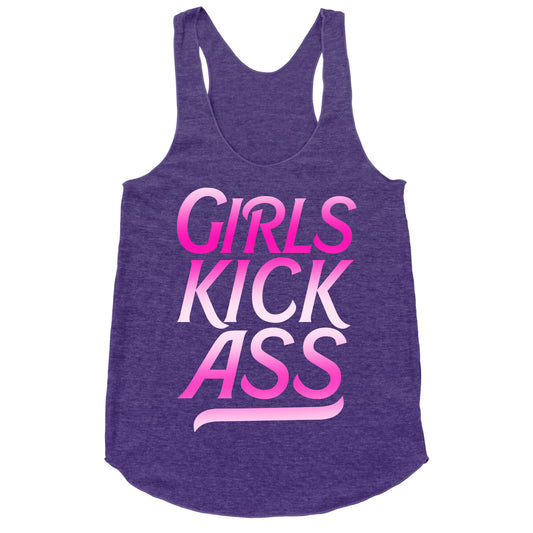 Girls Kick Ass Racerback Tank