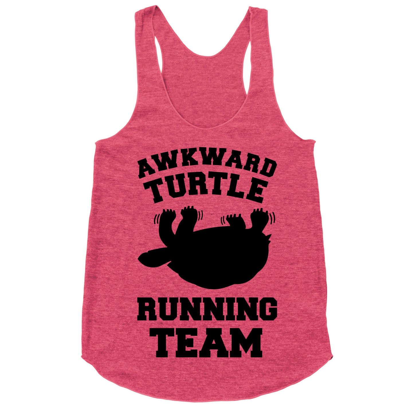 Awkward Turtle Running Team Racerback Tank