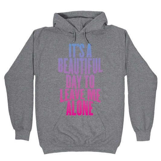 It's A Beautiful Day To Leave Me Alone Hoodie