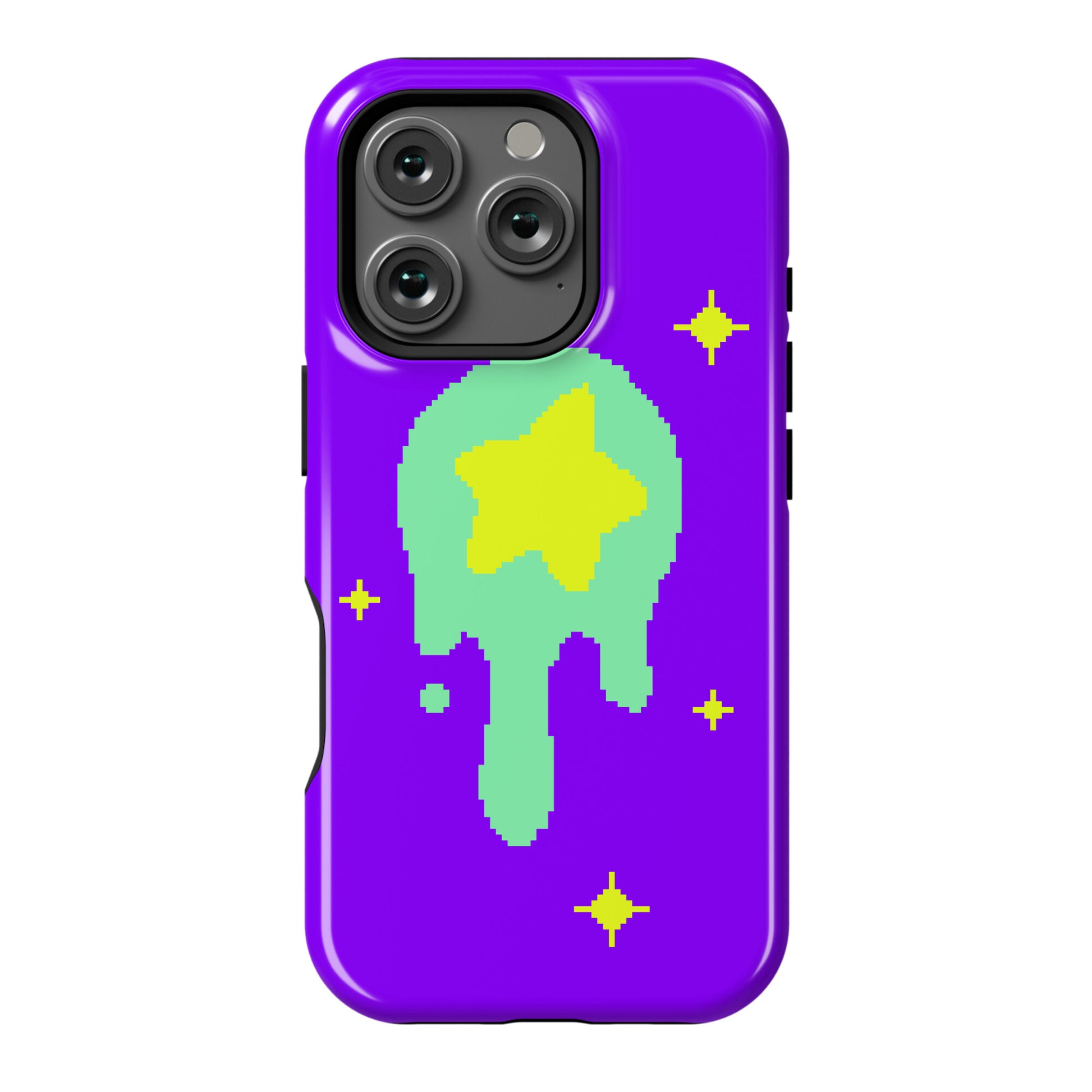 Gooey Pixel Star Phone Case