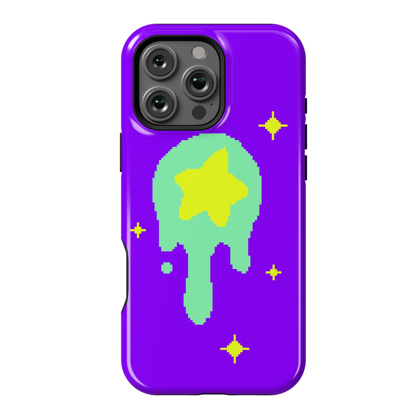 Gooey Pixel Star Phone Case