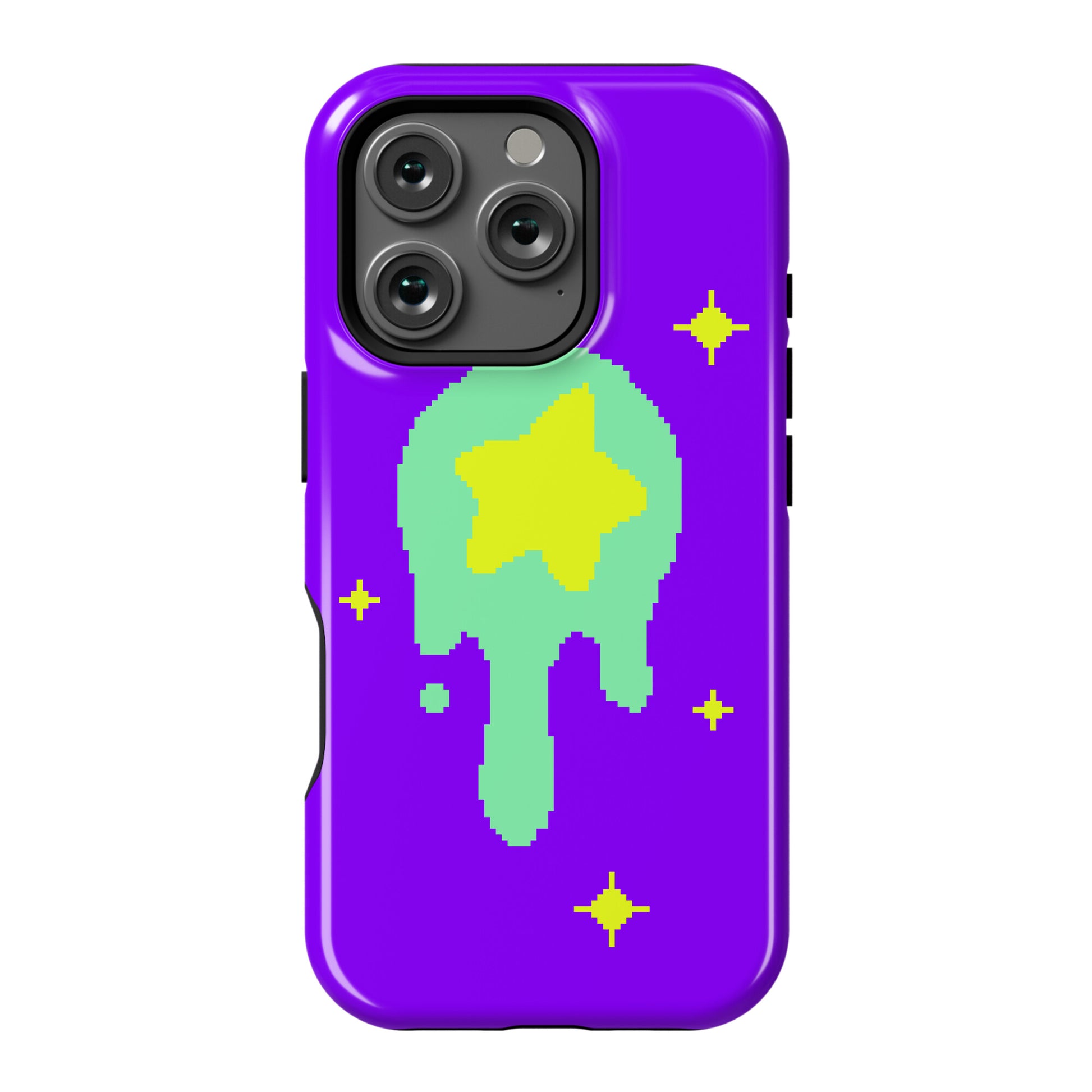 Gooey Pixel Star Phone Case