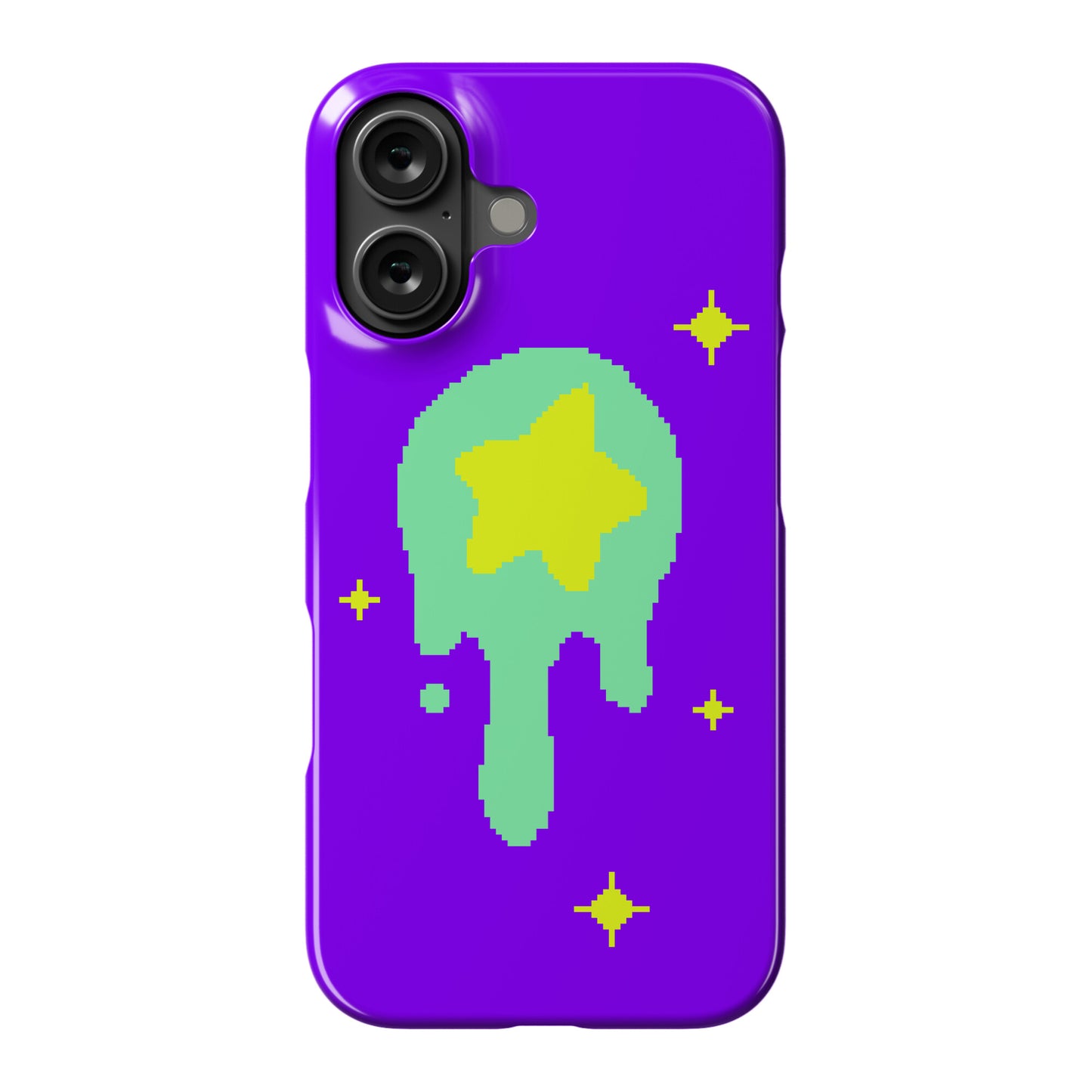 Gooey Pixel Star Phone Case