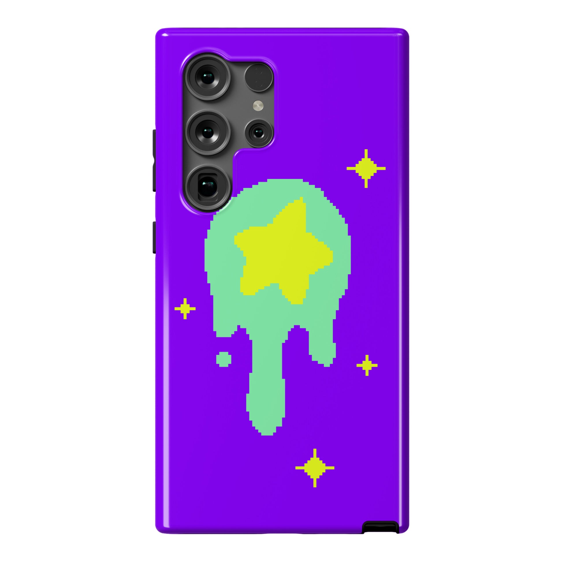 Gooey Pixel Star Phone Case