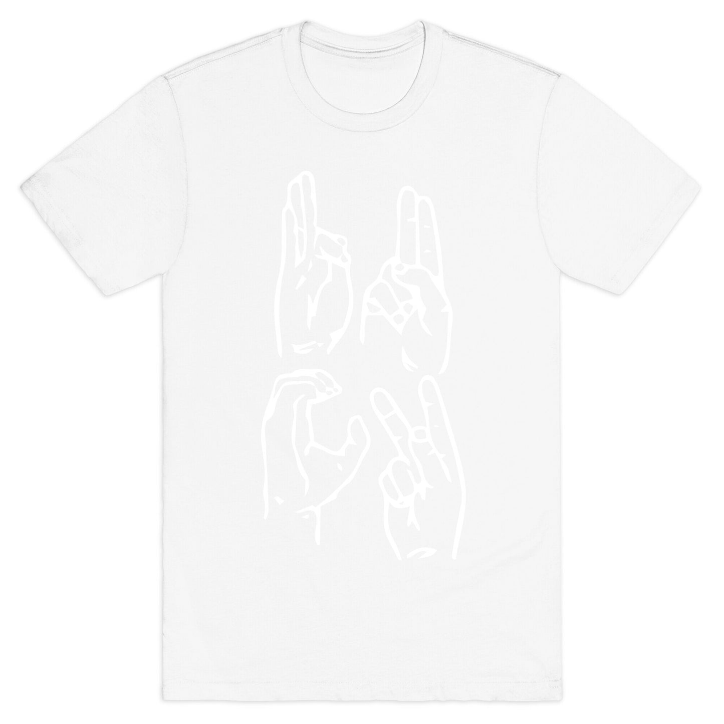 Sign Language F.U.C.K. T-Shirt