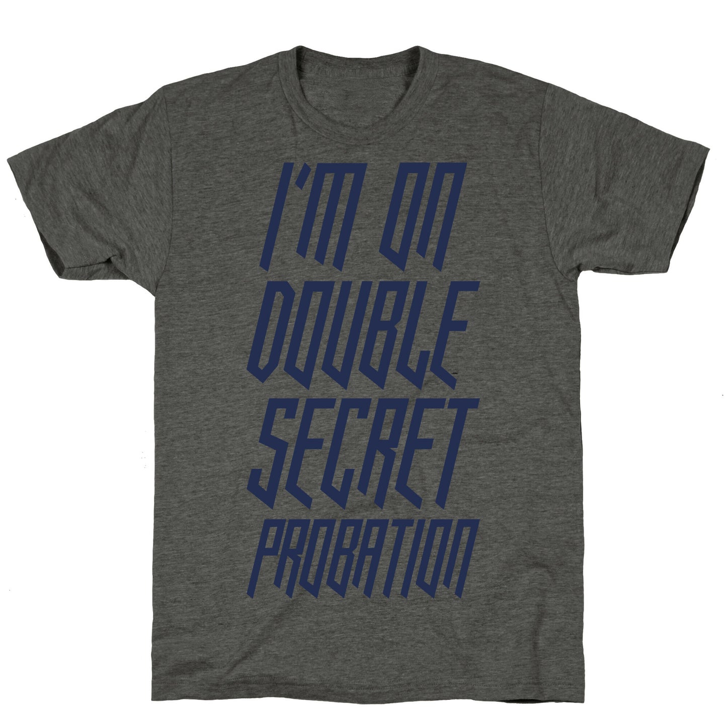 I'm On Double Secret Probation Unisex Triblend Tee