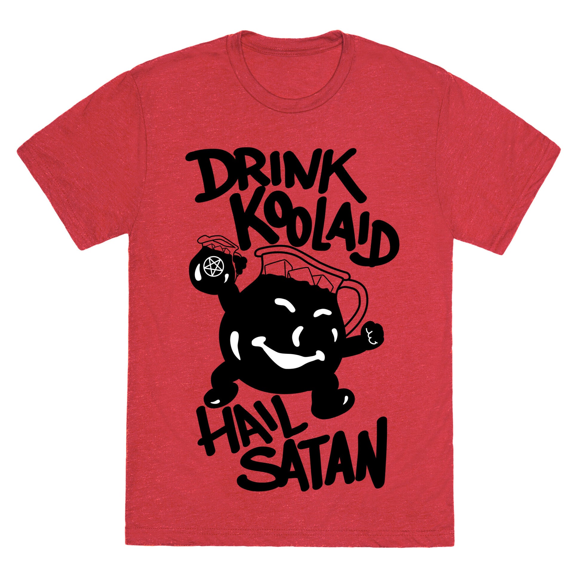 Drink Kool-aid, Hail Satan Unisex Triblend Tee