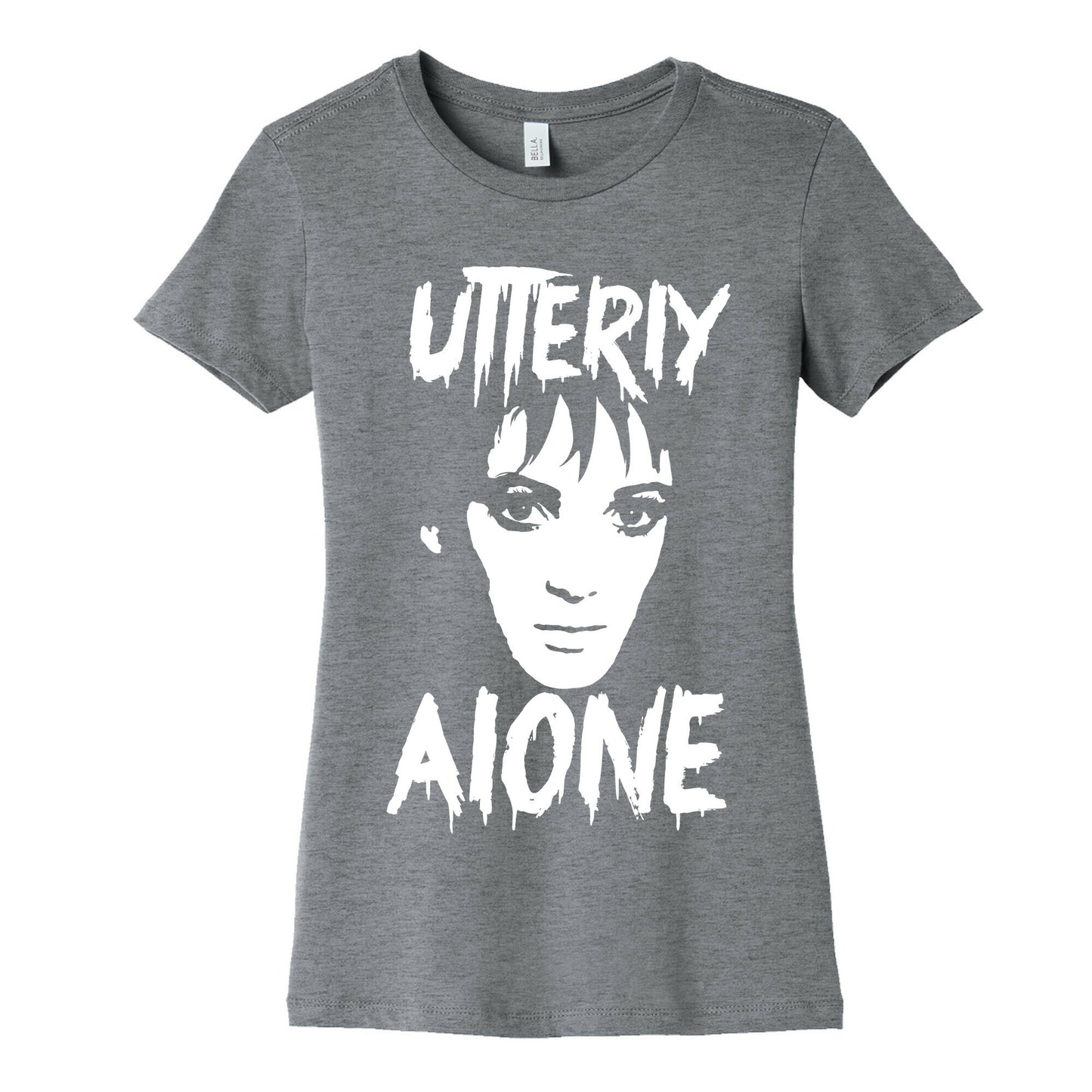 Utterly Alone Women's Cotton Tee