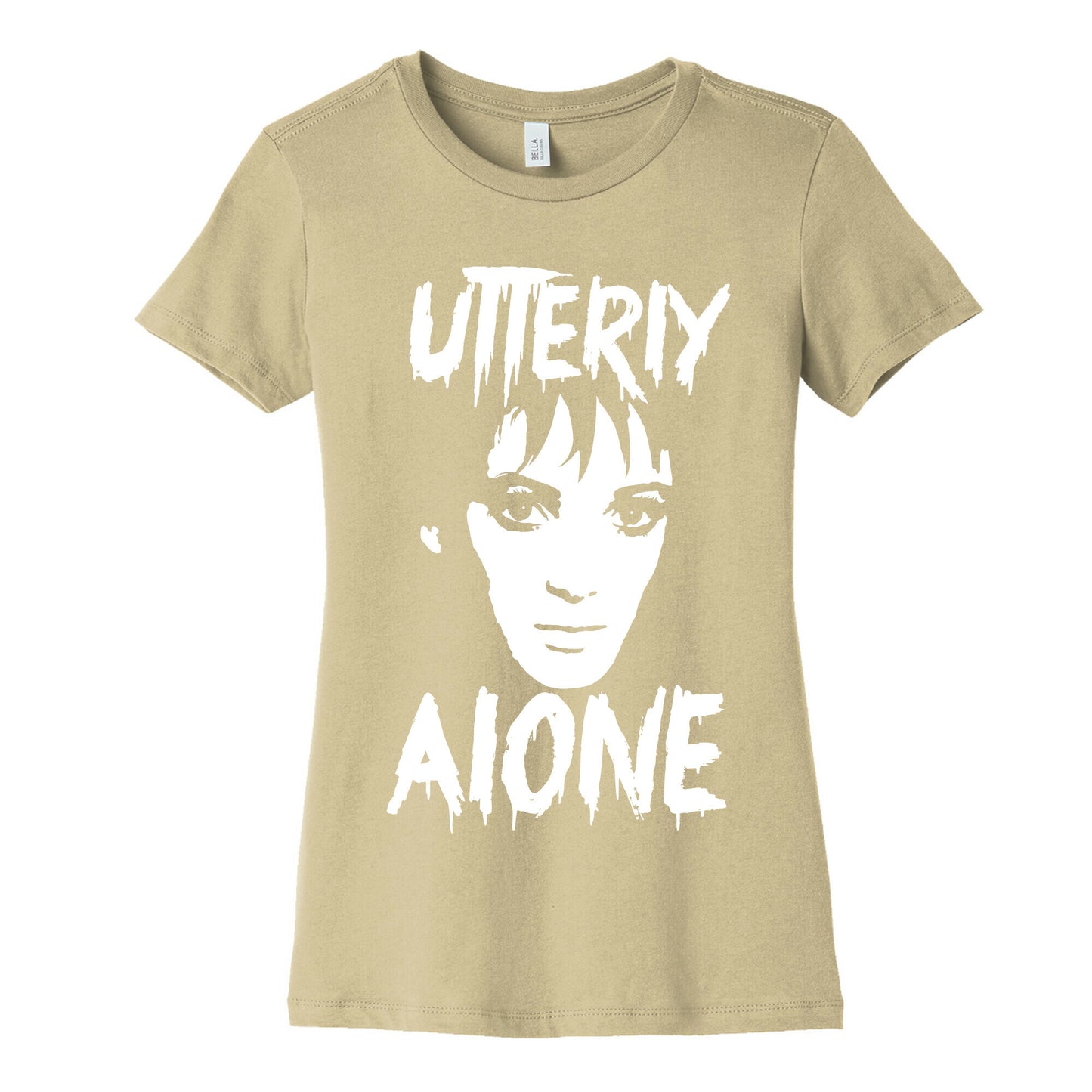 Utterly Alone Women's Cotton Tee