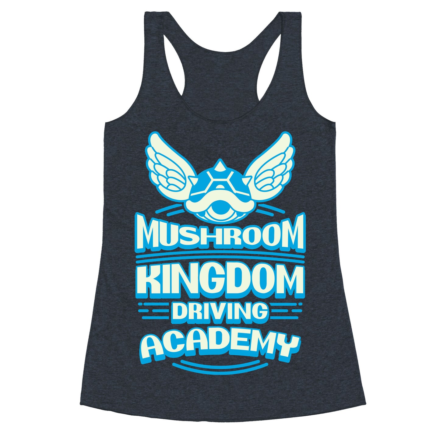 Mushroom Kingdom Driving Academy Racerback Tank