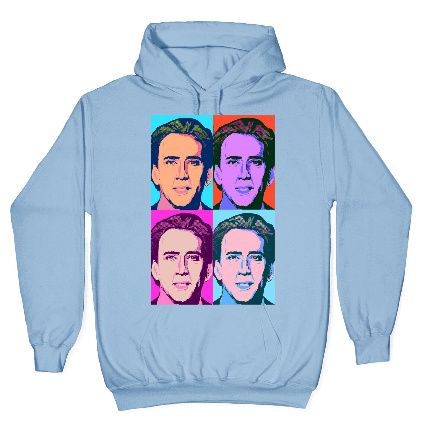 Nicholas Cage Pop Art Parody Hoodie