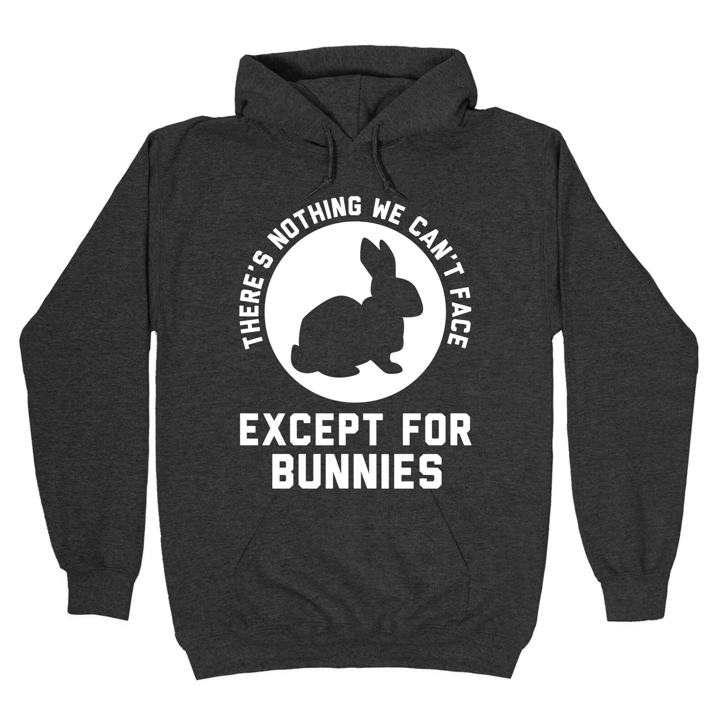 There's Nothing We Can't Face Except For Bunnies Hoodie