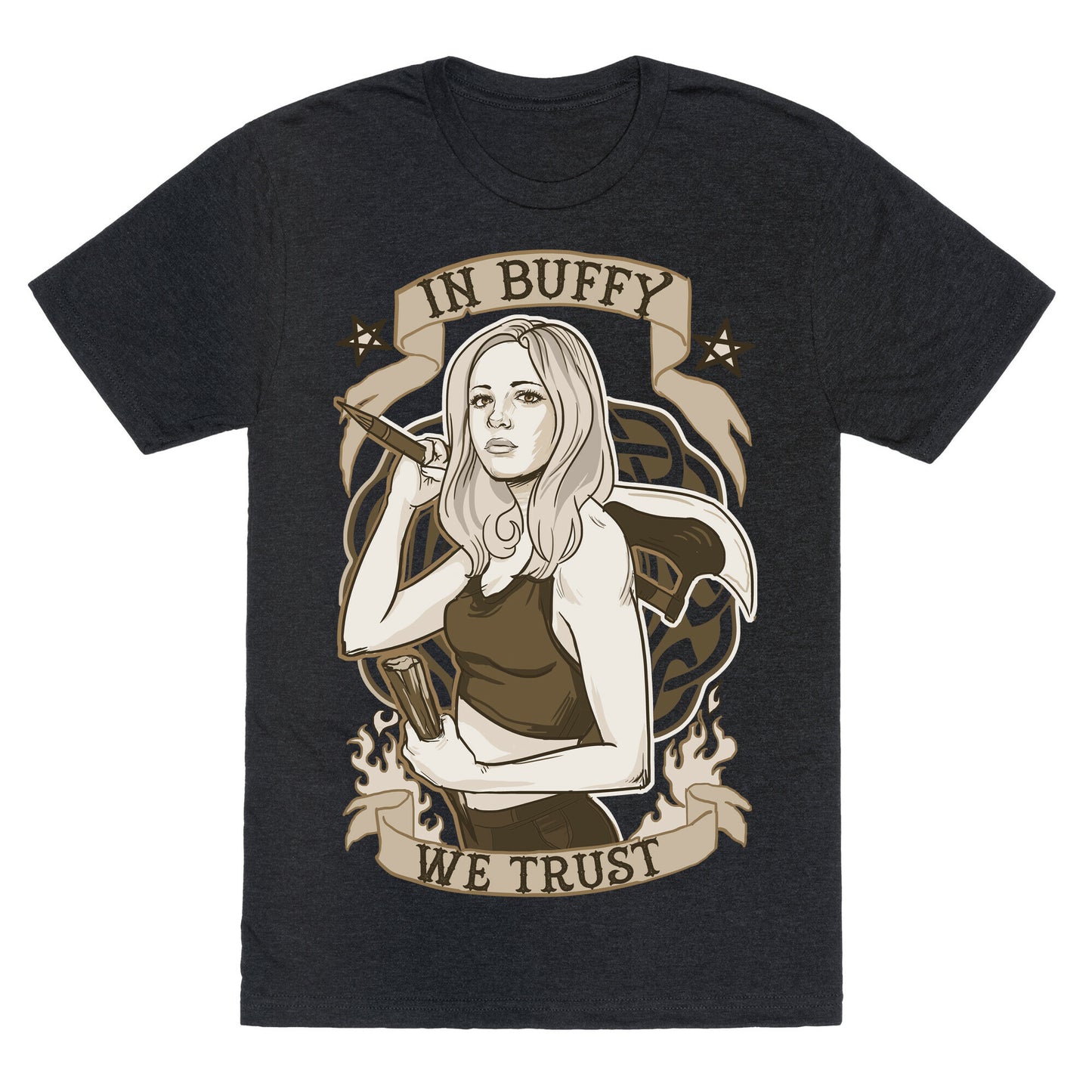 In Buffy We Trust Unisex Triblend Tee