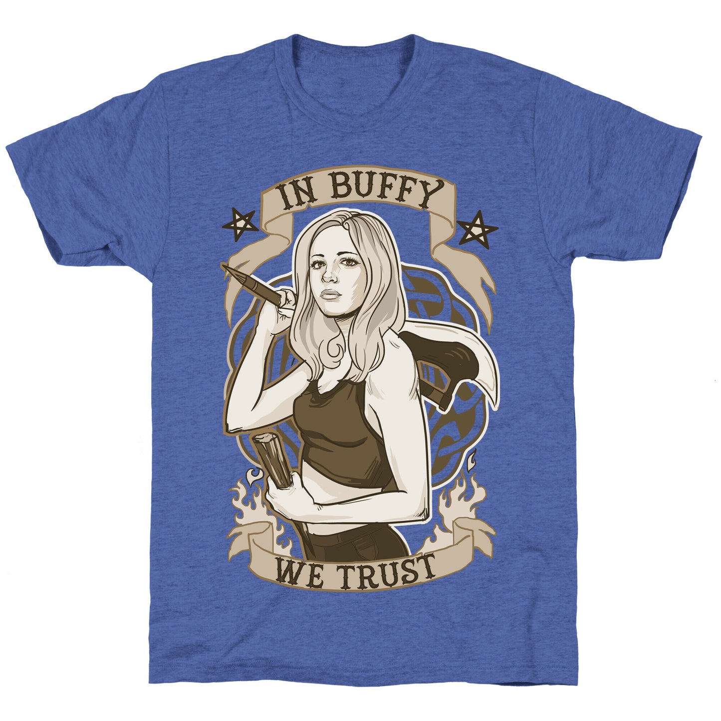 In Buffy We Trust Unisex Triblend Tee