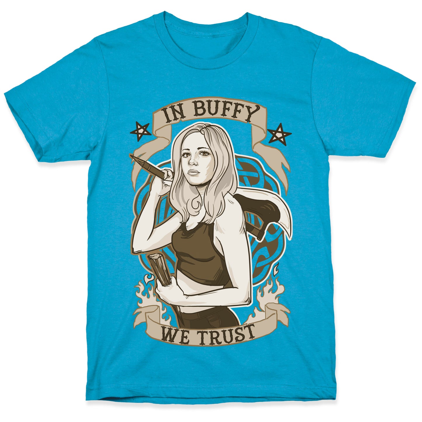 In Buffy We Trust Unisex Triblend Tee