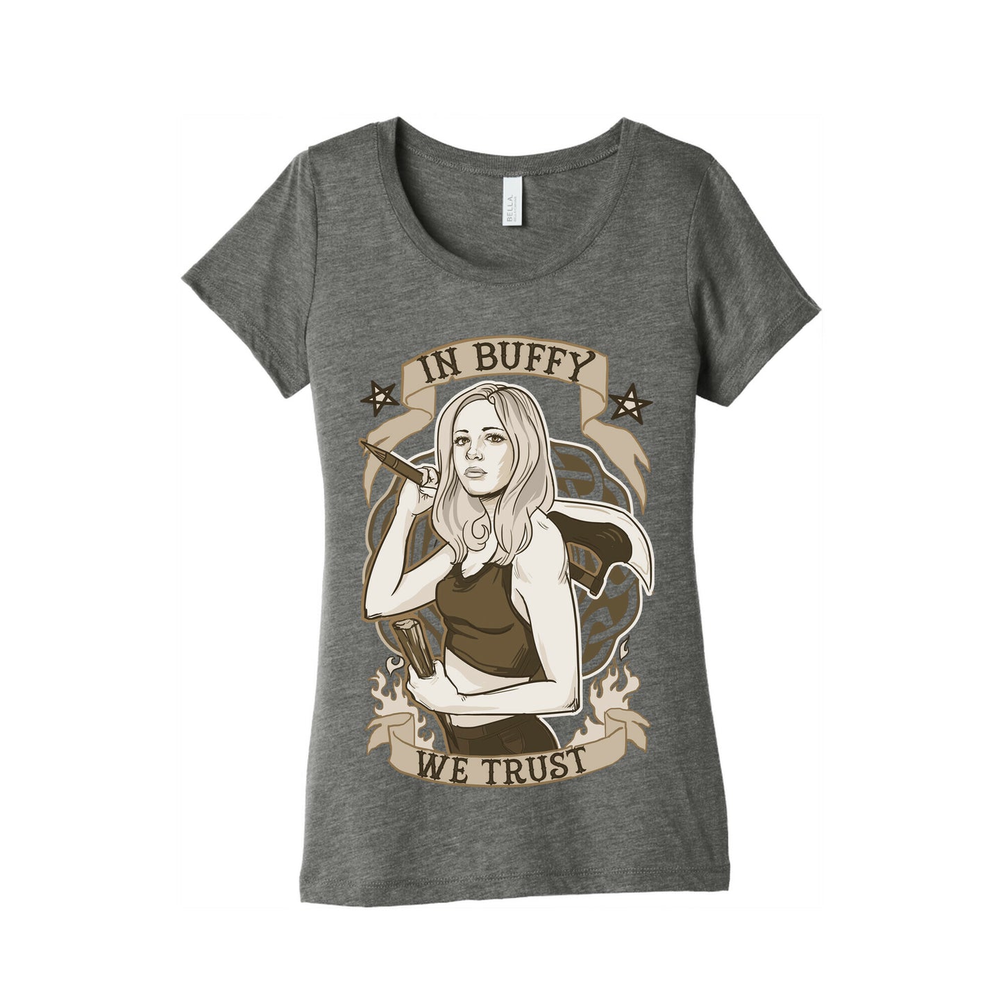 In Buffy We Trust Women's Triblend Tee
