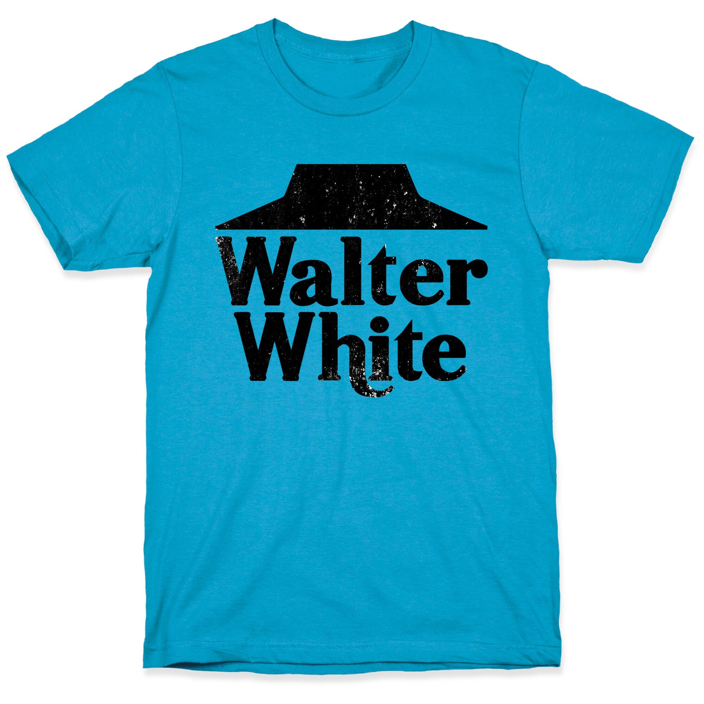 Walter White Roof Pizza Unisex Triblend Tee