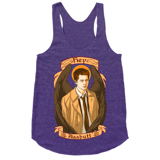 Hey Assbutt Racerback Tank