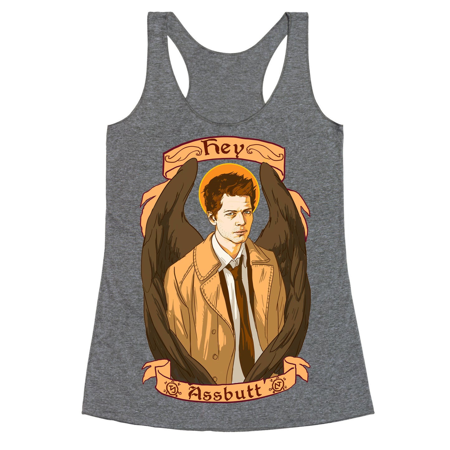 Hey Assbutt Racerback Tank