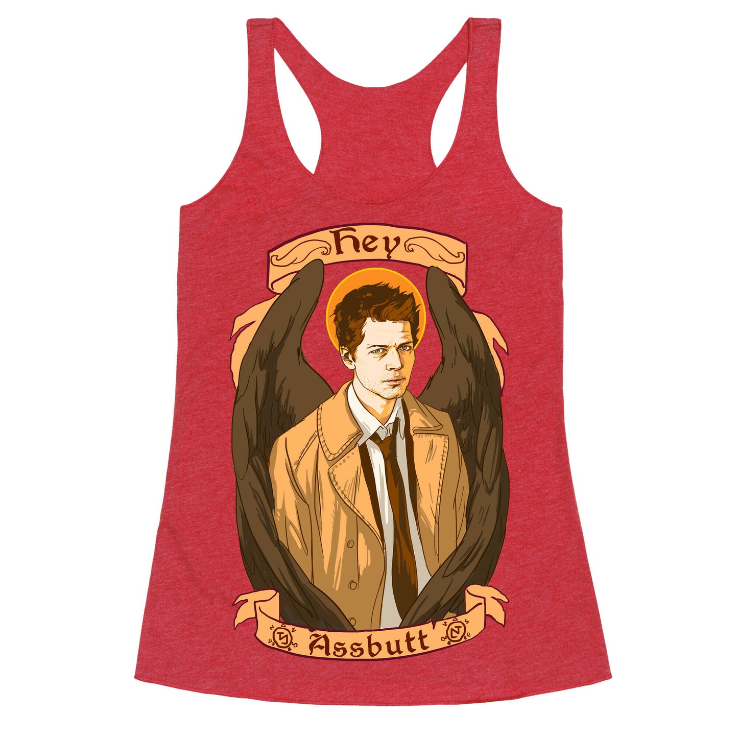 Hey Assbutt Racerback Tank