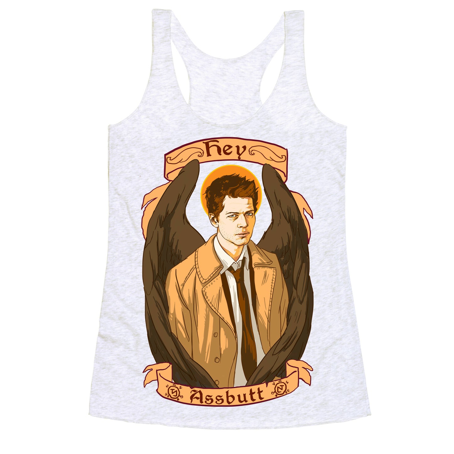Hey Assbutt Racerback Tank