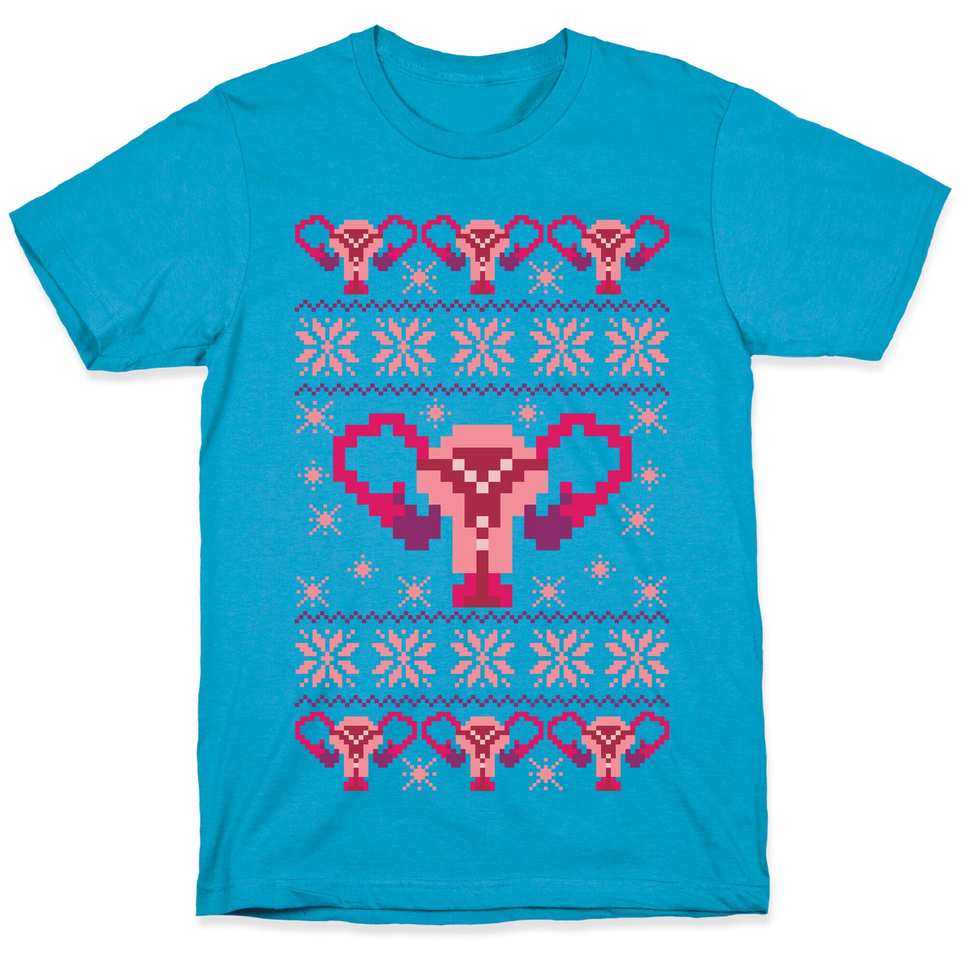 Uterus Sweater Pattern Unisex Triblend Tee