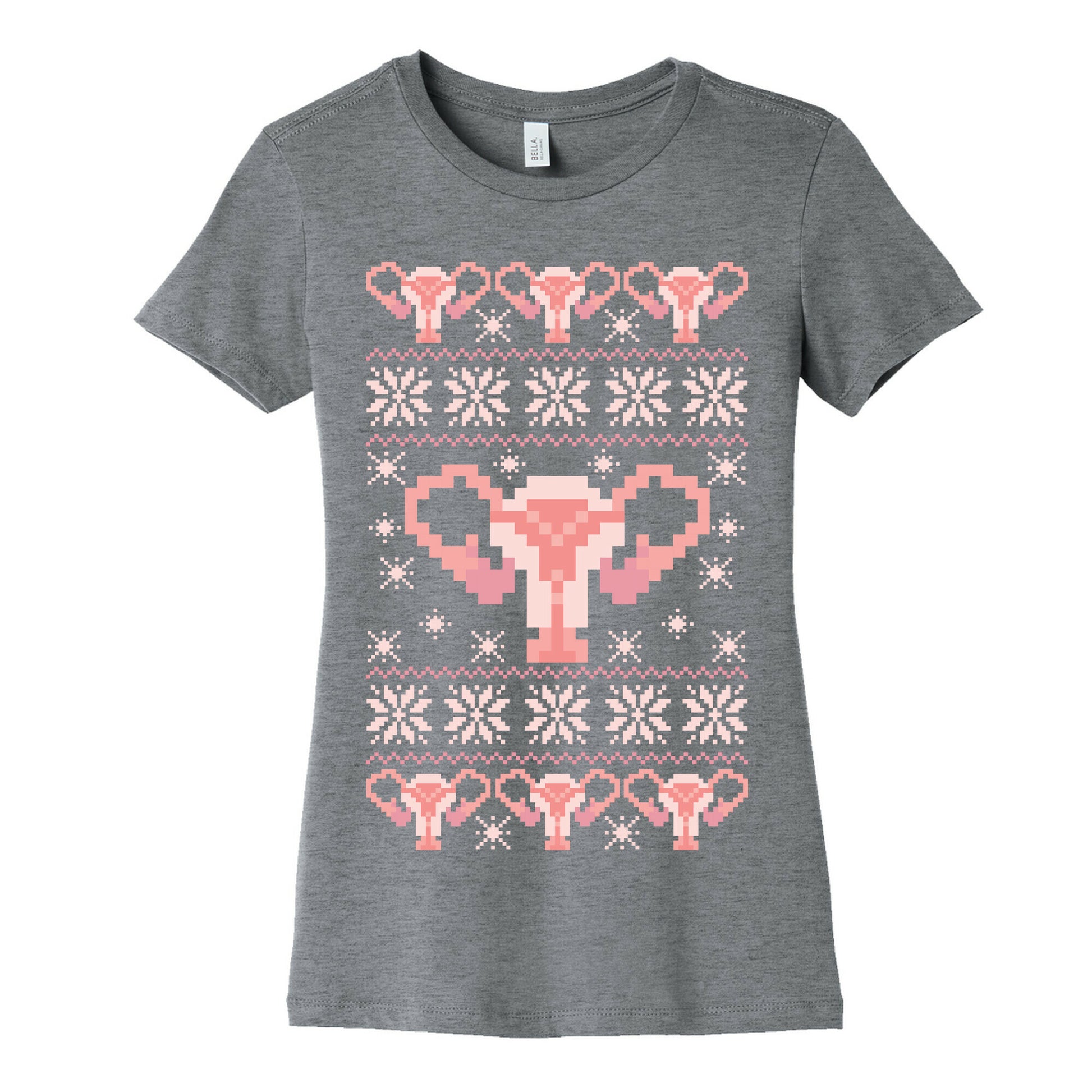 Uterus Sweater Pattern Women's Cotton Tee
