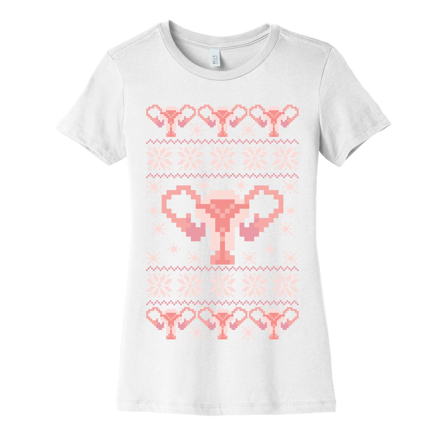 Uterus Sweater Pattern Women's Cotton Tee