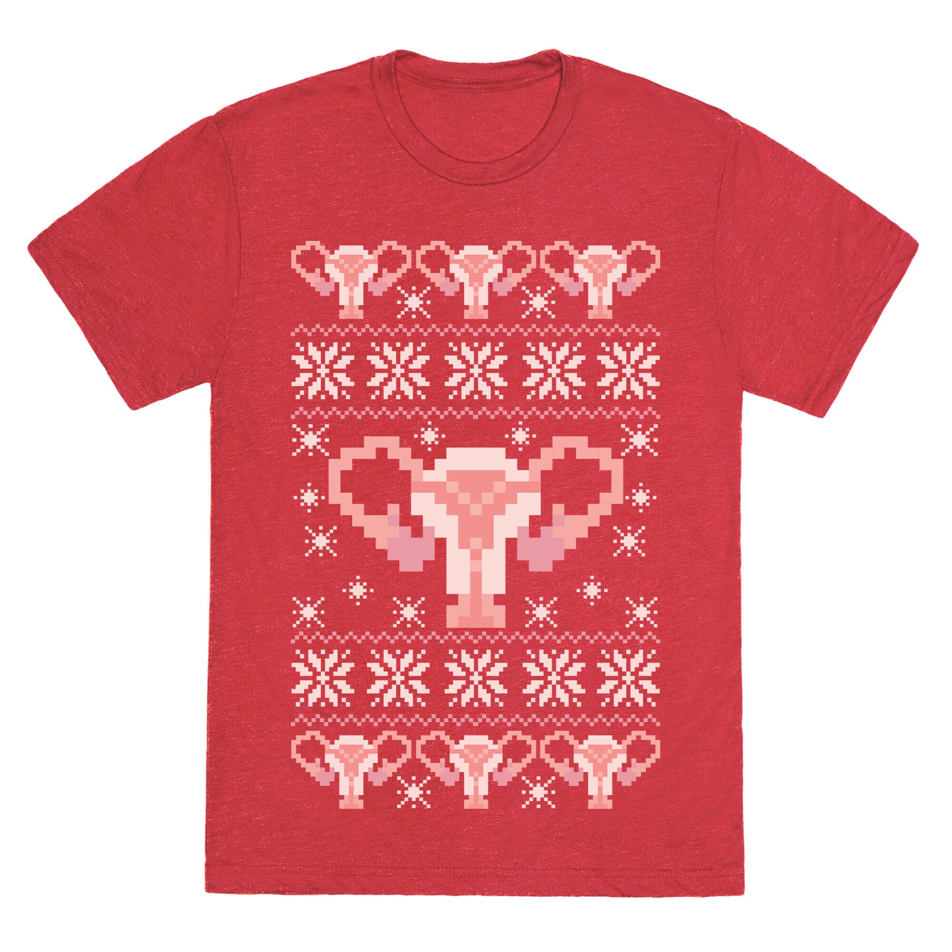 Uterus Sweater Pattern Unisex Triblend Tee