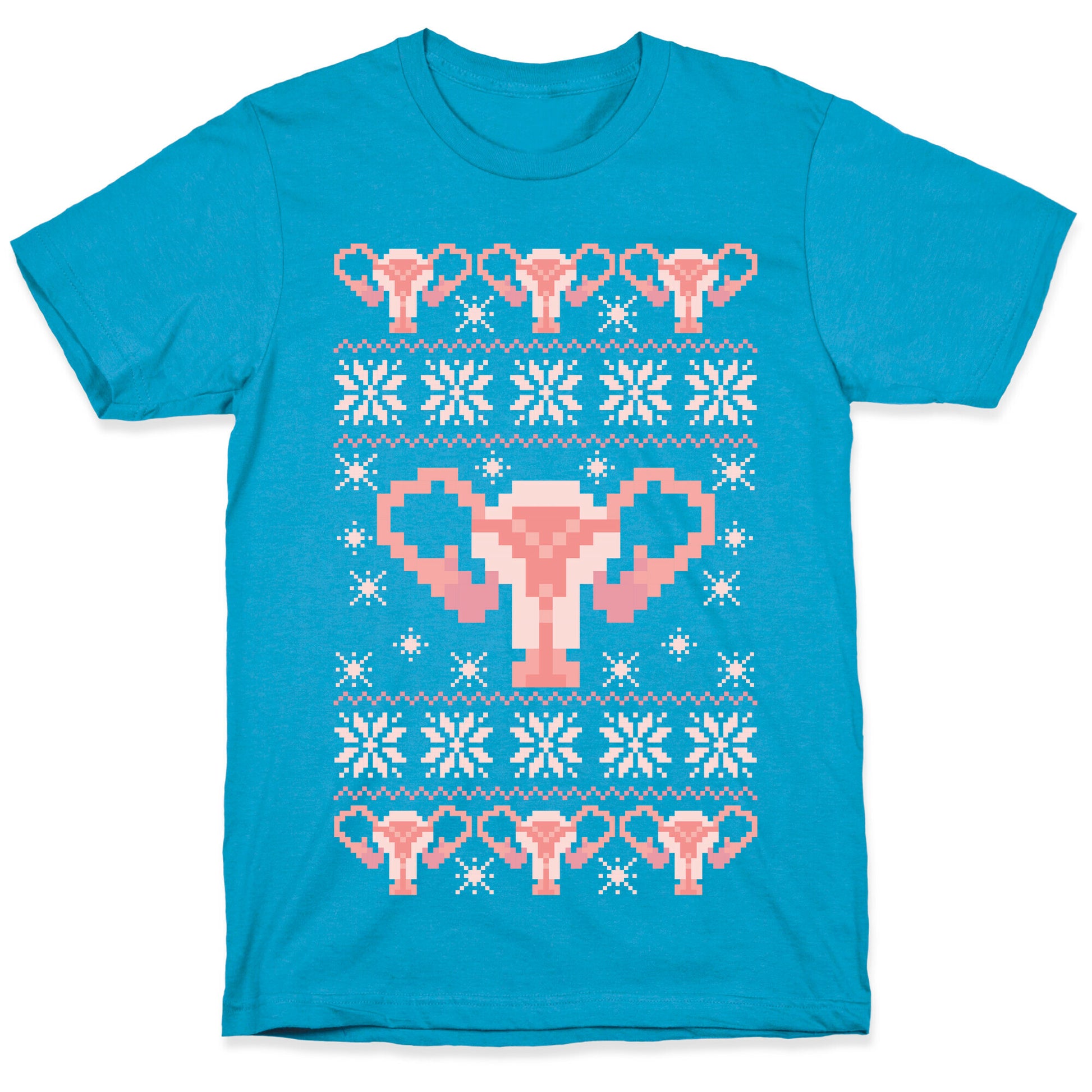 Uterus Sweater Pattern Unisex Triblend Tee