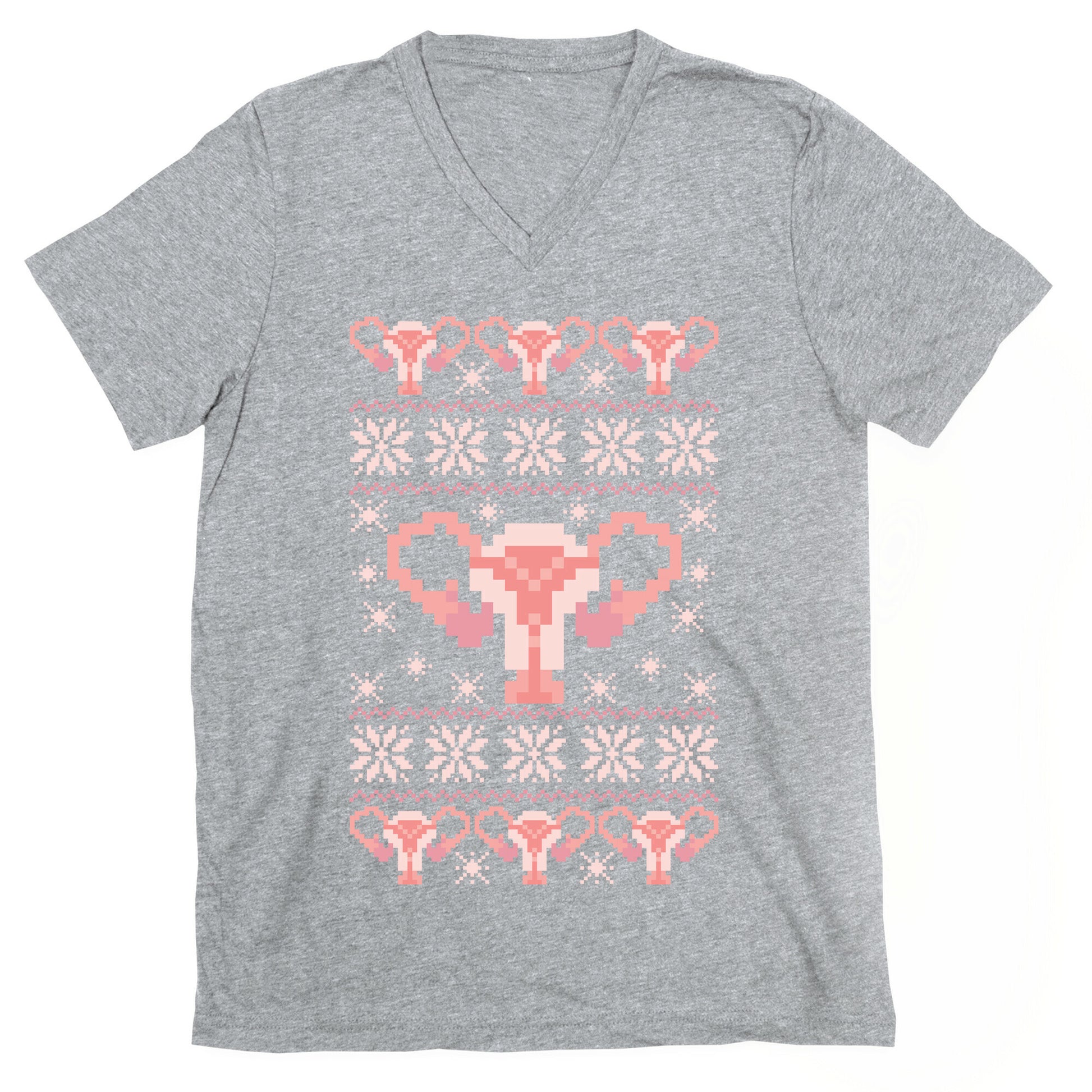 Uterus Sweater Pattern V-Neck