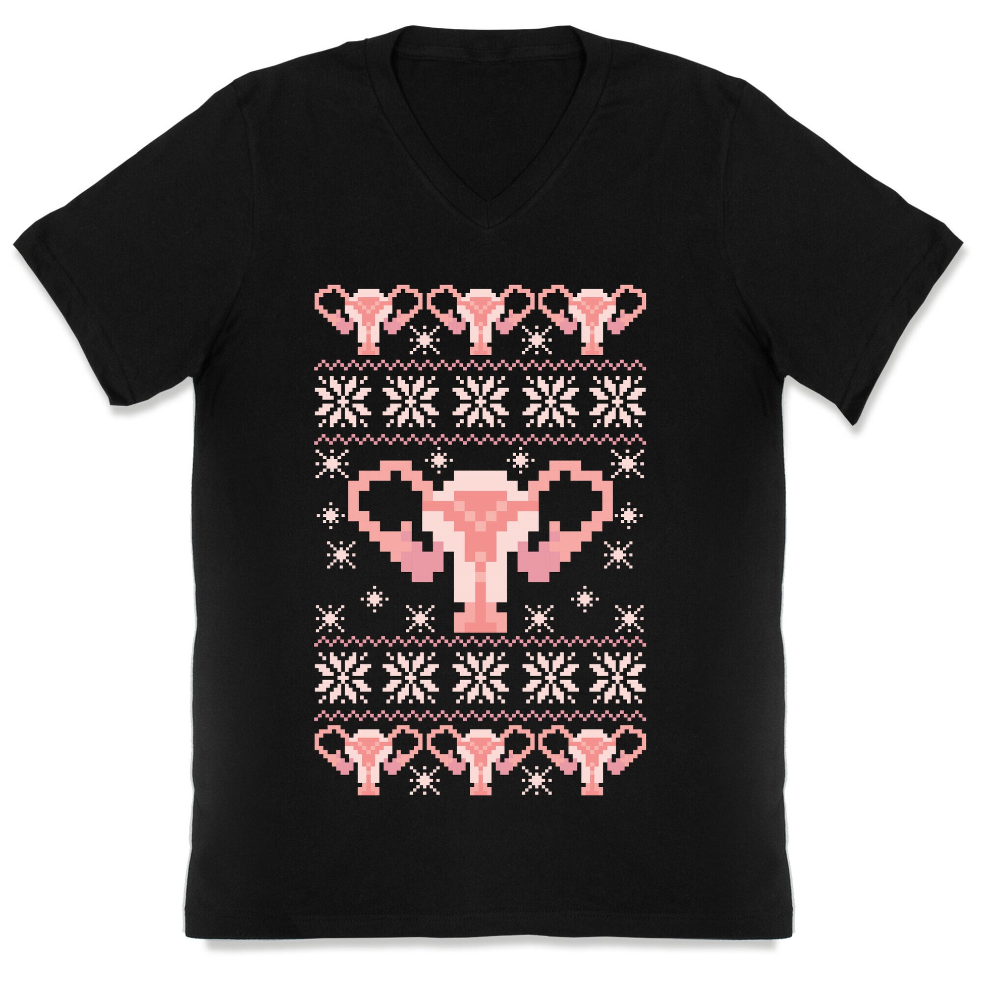 Uterus Sweater Pattern V-Neck