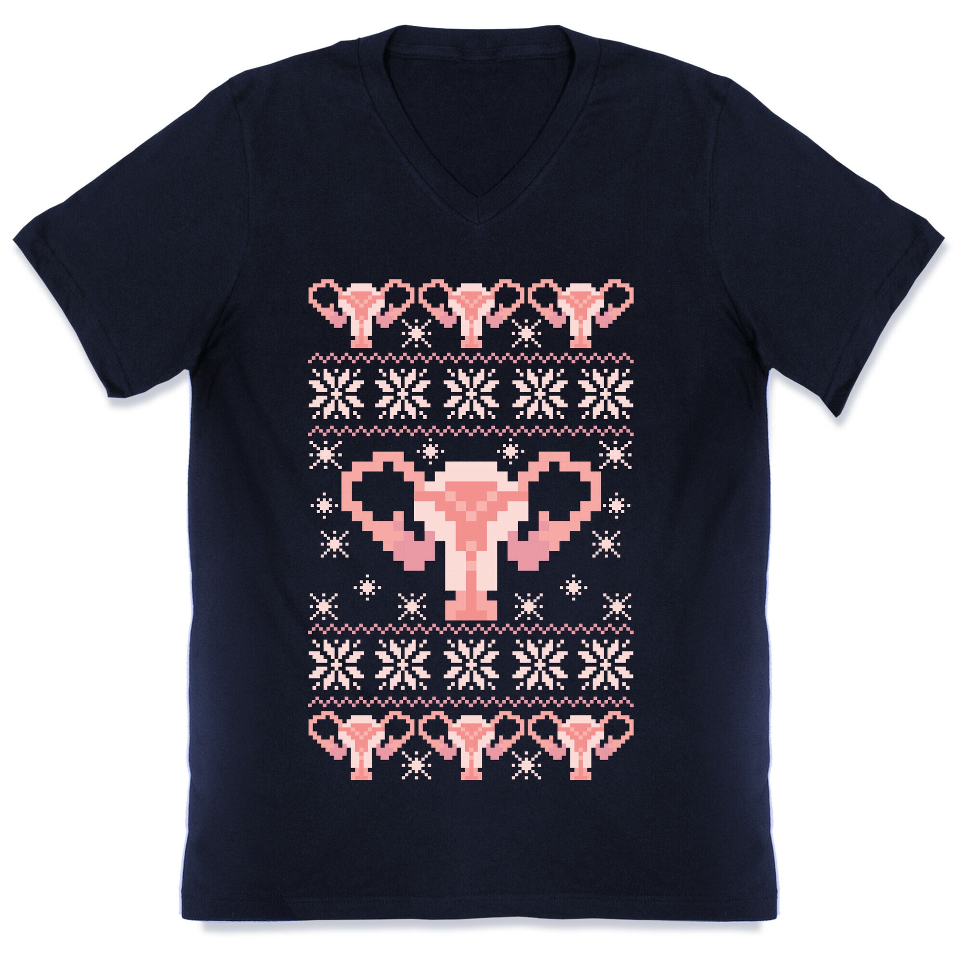 Uterus Sweater Pattern V-Neck