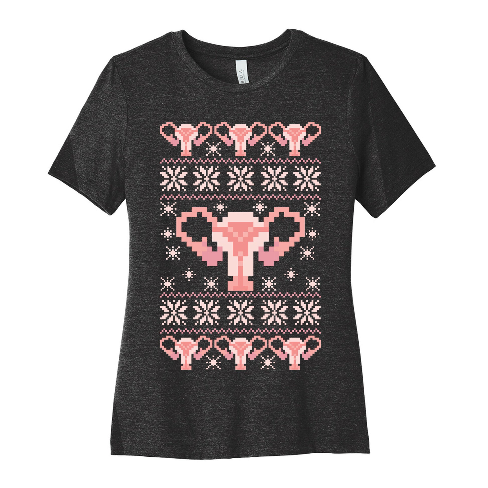 Uterus Sweater Pattern Women's Cotton Tee