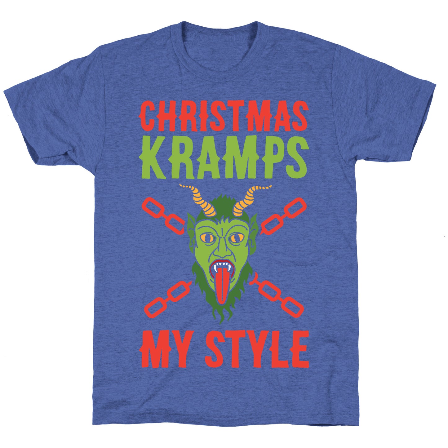 Christmas Kramps My Style Unisex Triblend Tee